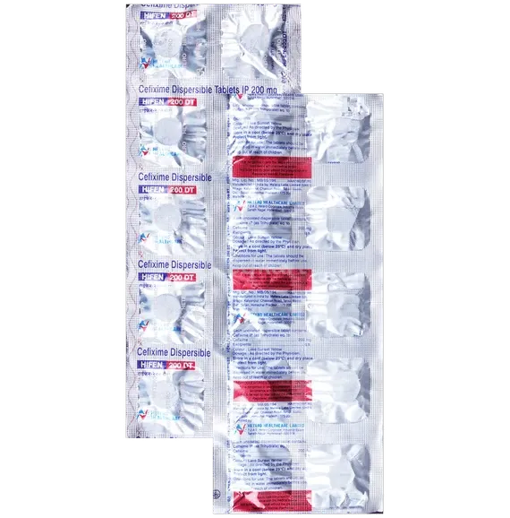 hifen 200mg dt tablet 10's